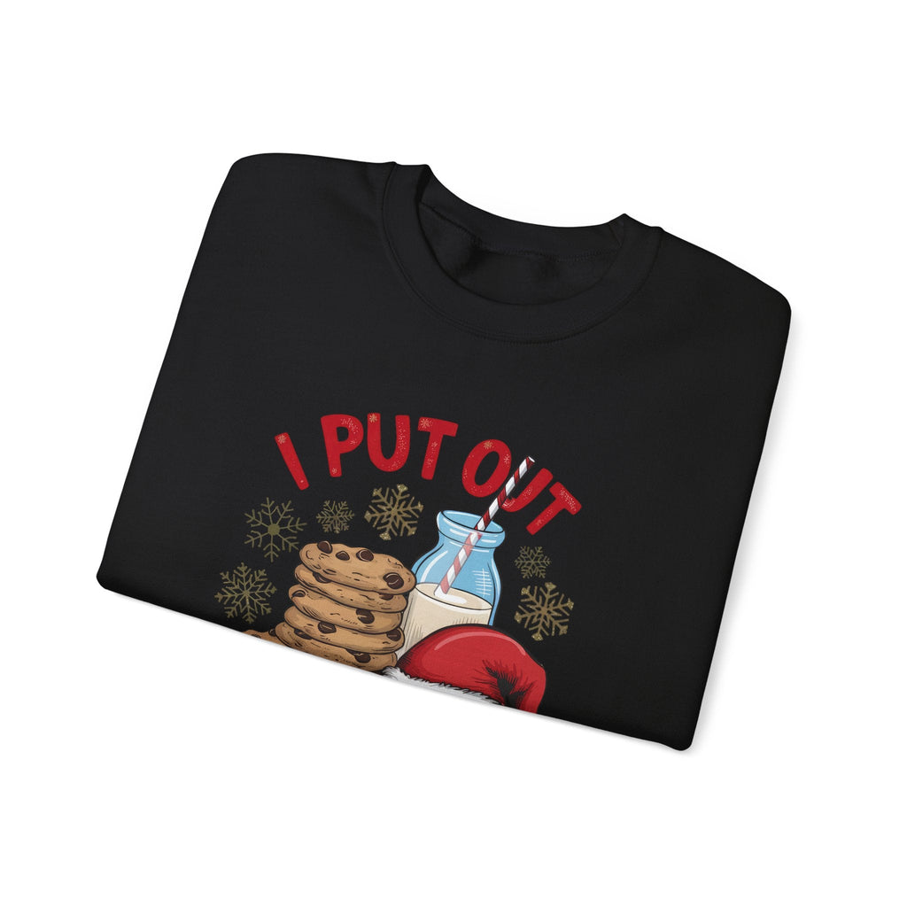 I Put Out For Santa Sweatshirt, Funny Christmas Shirt by PopCultureByDesign36