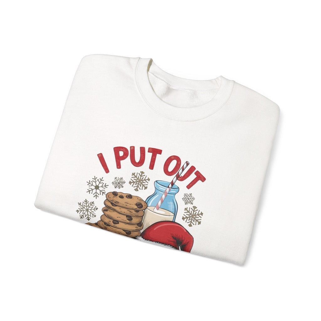 I Put Out For Santa Sweatshirt, Funny Christmas Shirt by PopCultureByDesign36