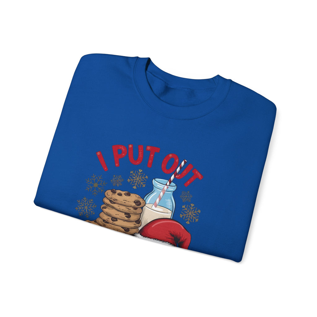 I Put Out For Santa Sweatshirt, Funny Christmas Shirt by PopCultureByDesign36