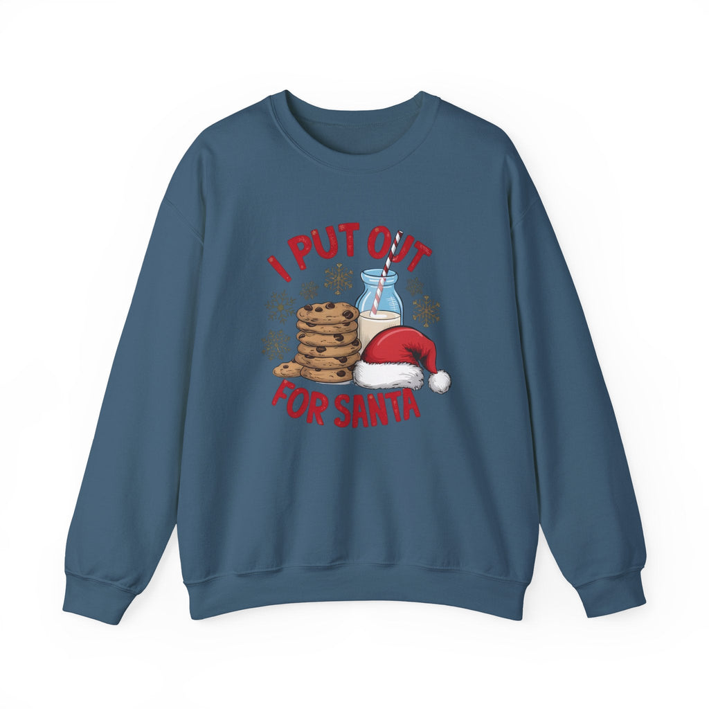 I Put Out For Santa Sweatshirt, Funny Christmas Shirt by PopCultureByDesign36