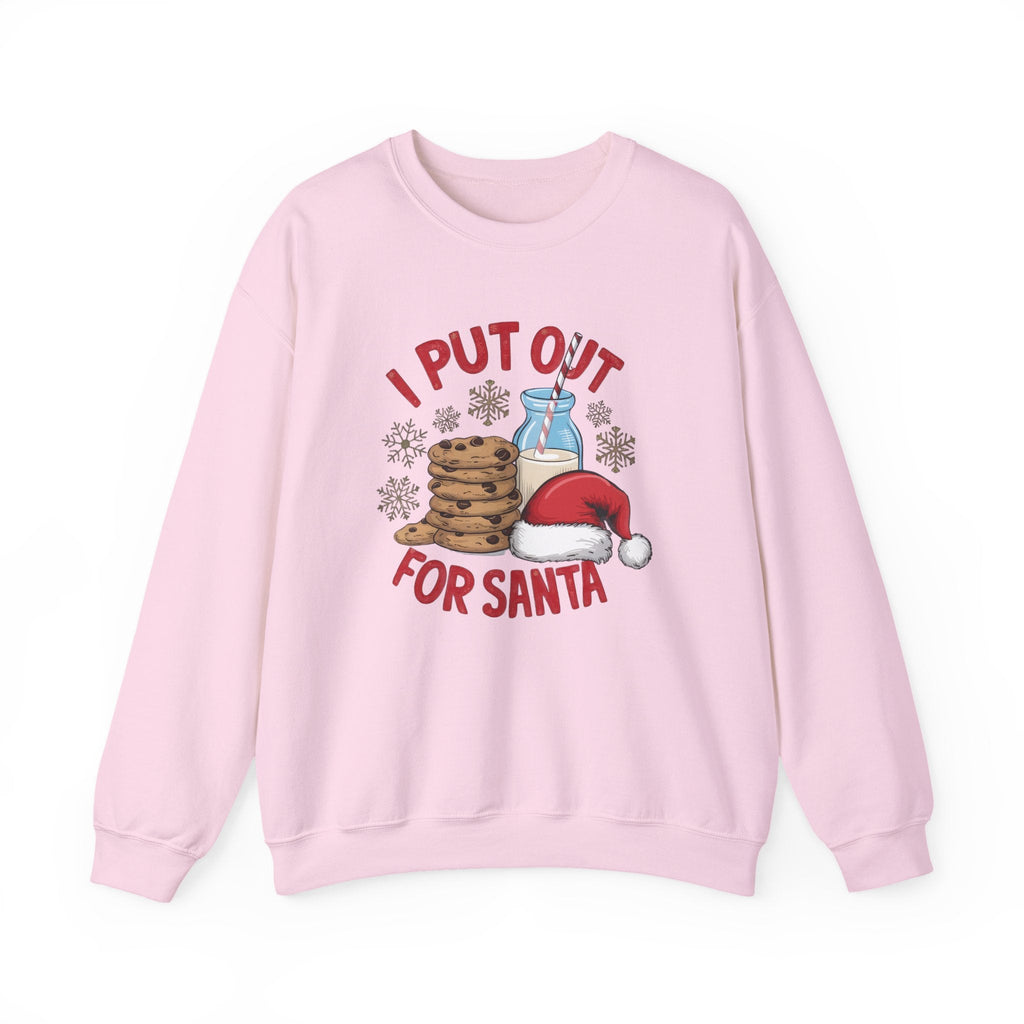 I Put Out For Santa Sweatshirt, Funny Christmas Shirt by PopCultureByDesign36