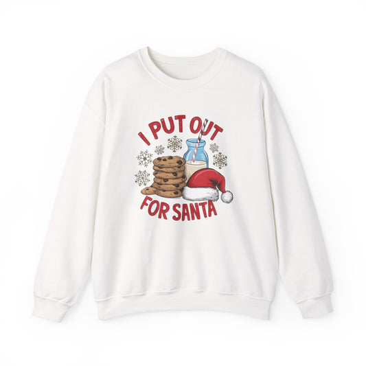 I Put Out For Santa Sweatshirt, Funny Christmas Shirt - Popbydesign