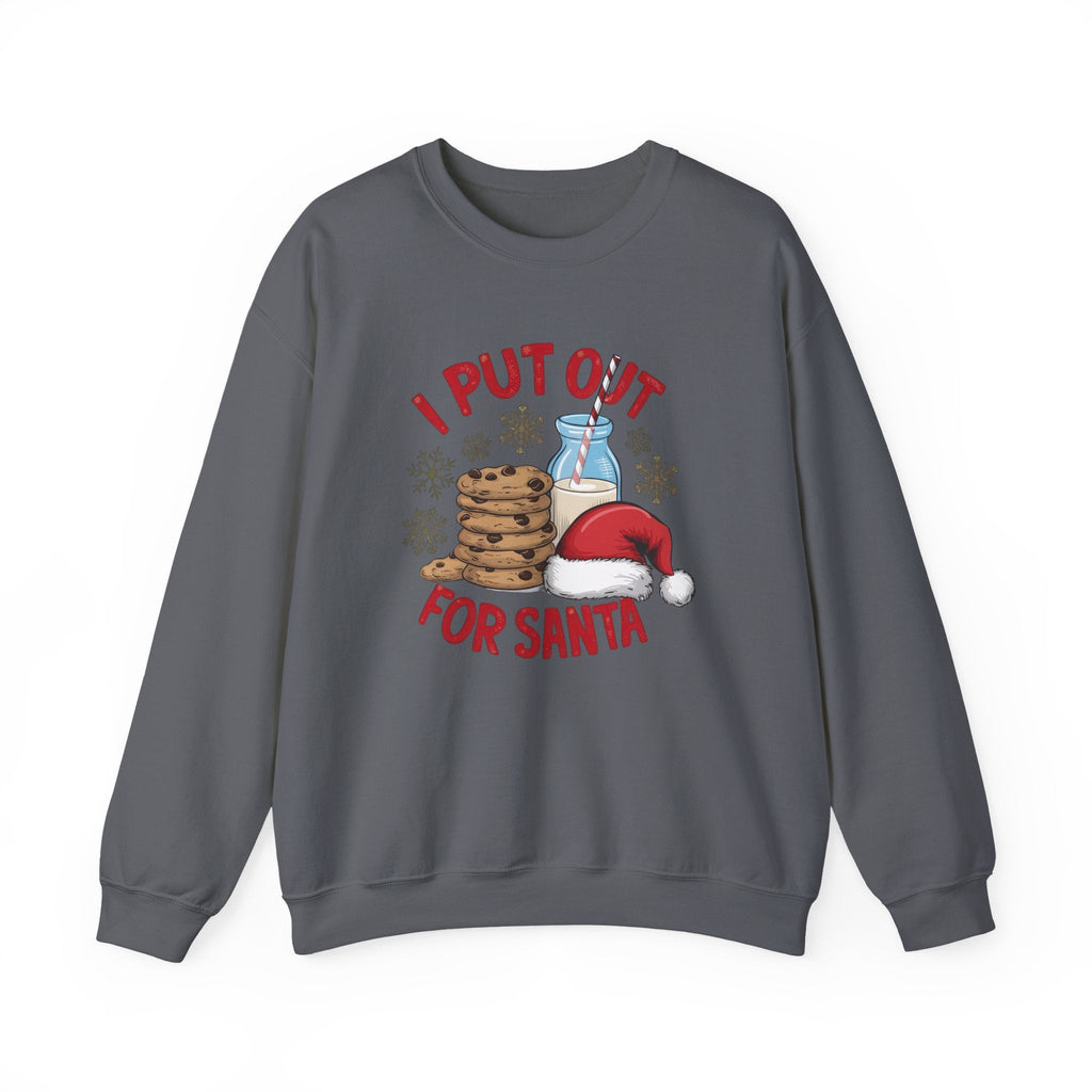I Put Out For Santa Sweatshirt, Funny Christmas Shirt by PopCultureByDesign36