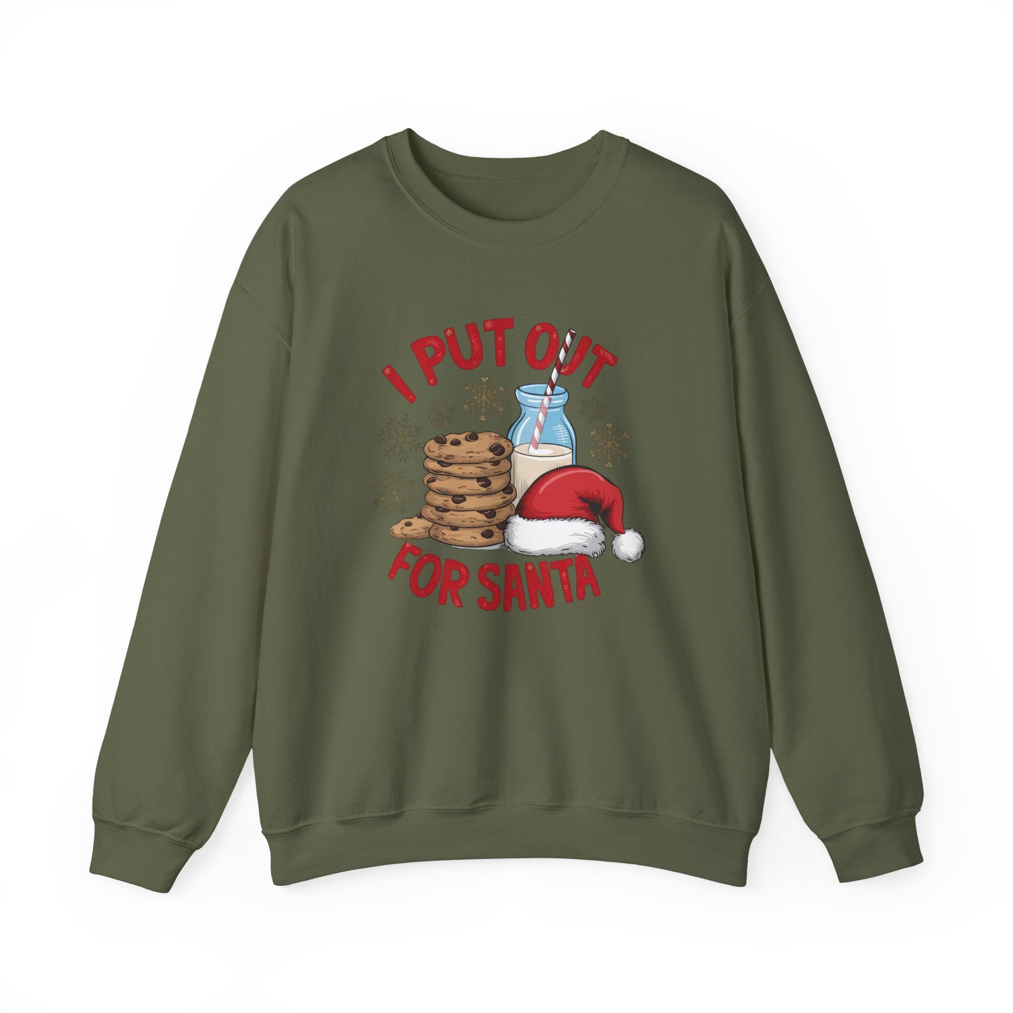 I Put Out For Santa Sweatshirt, Funny Christmas Shirt by PopCultureByDesign36
