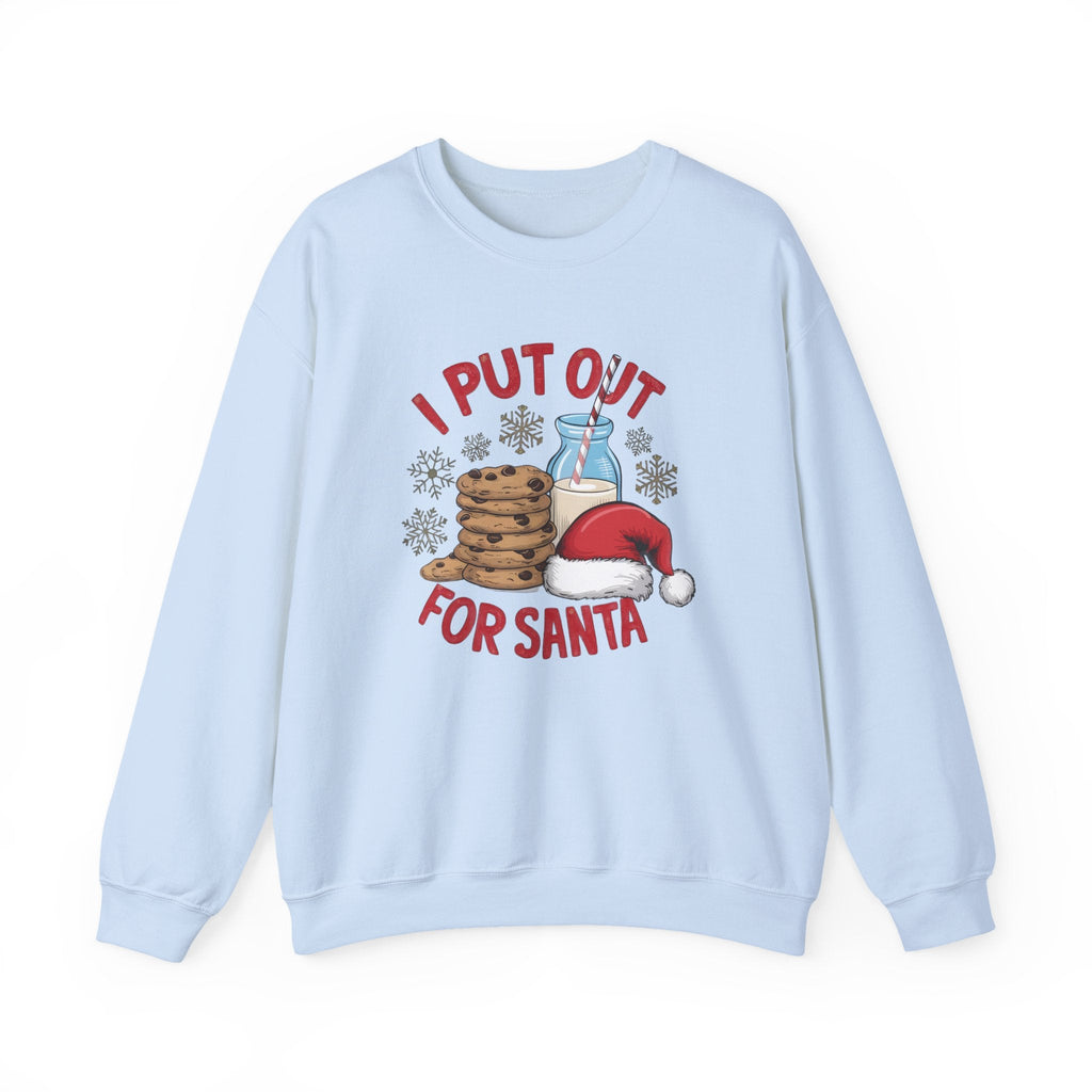 I Put Out For Santa Sweatshirt, Funny Christmas Shirt by PopCultureByDesign36