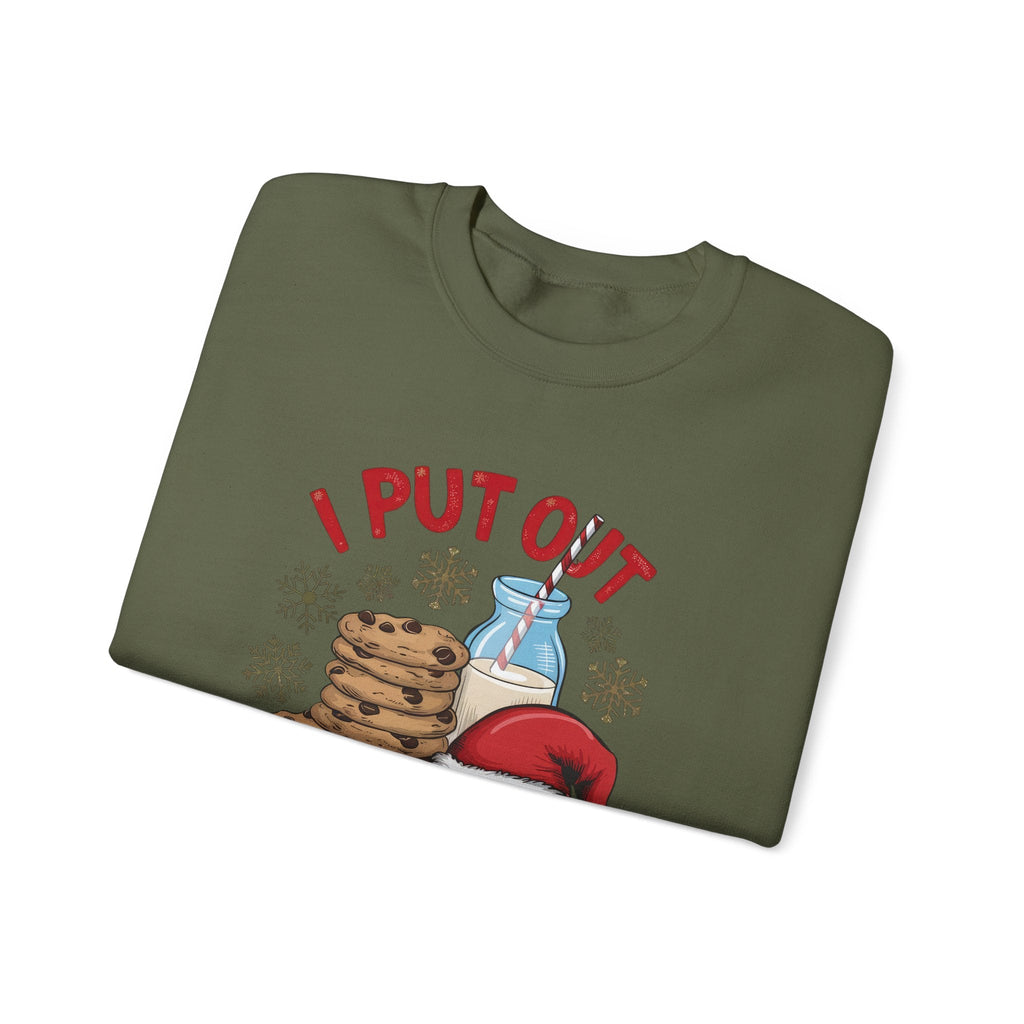I Put Out For Santa Sweatshirt, Funny Christmas Shirt by PopCultureByDesign36