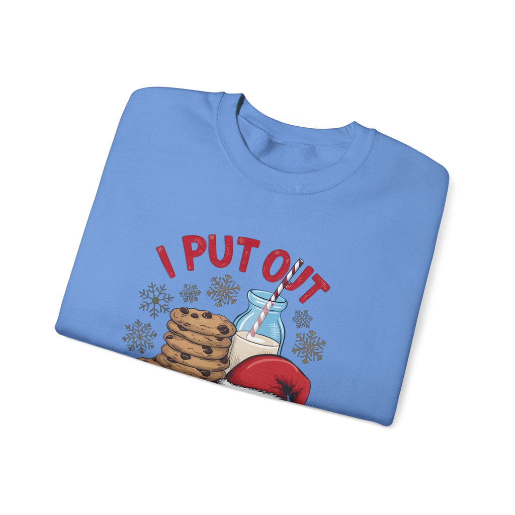 I Put Out For Santa Sweatshirt, Funny Christmas Shirt by PopCultureByDesign36