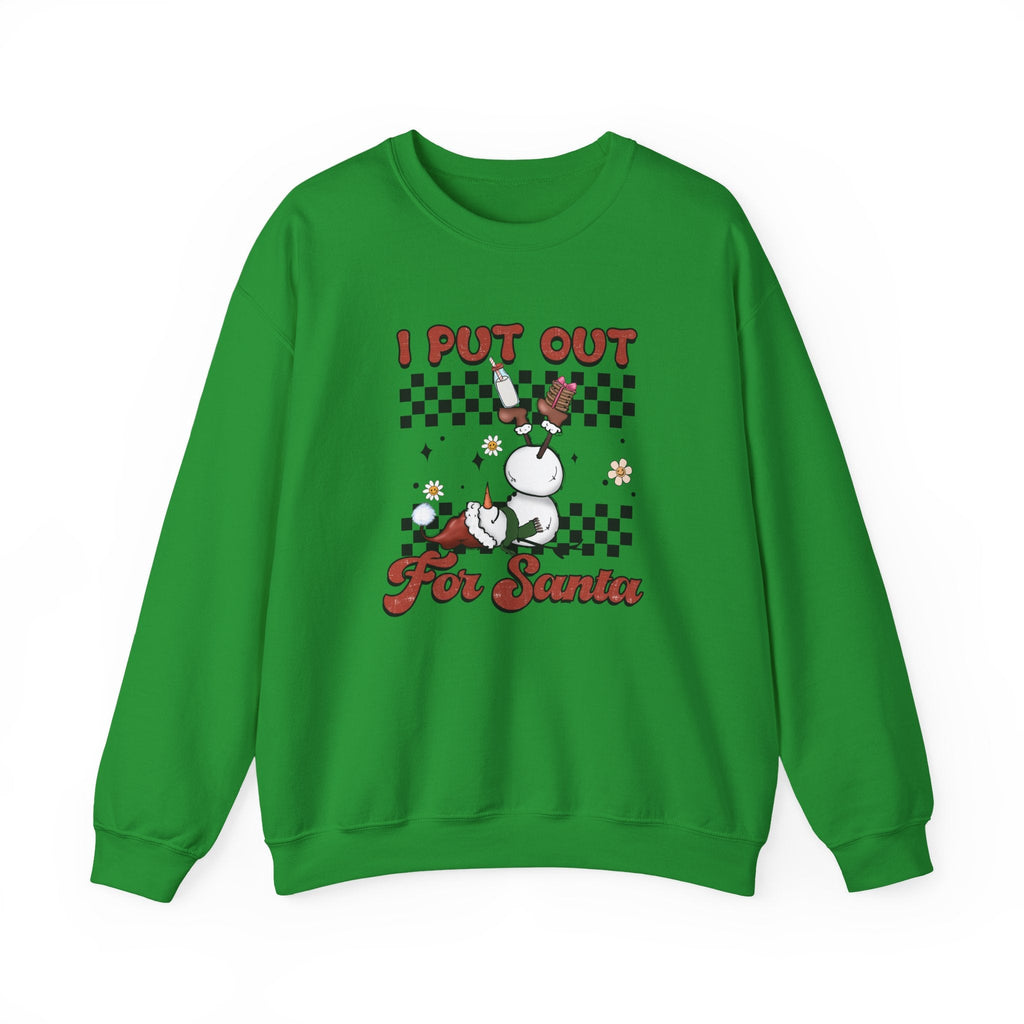 I Put Out For Santa Sweatshirt, Funny Christmas Sweatshirt by PopCultureByDesign36