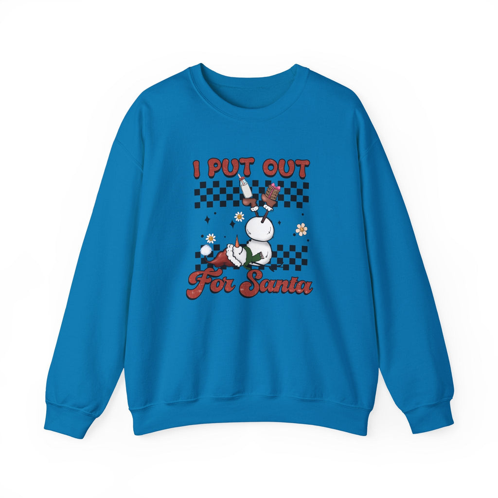 I Put Out For Santa Sweatshirt, Funny Christmas Sweatshirt by PopCultureByDesign36