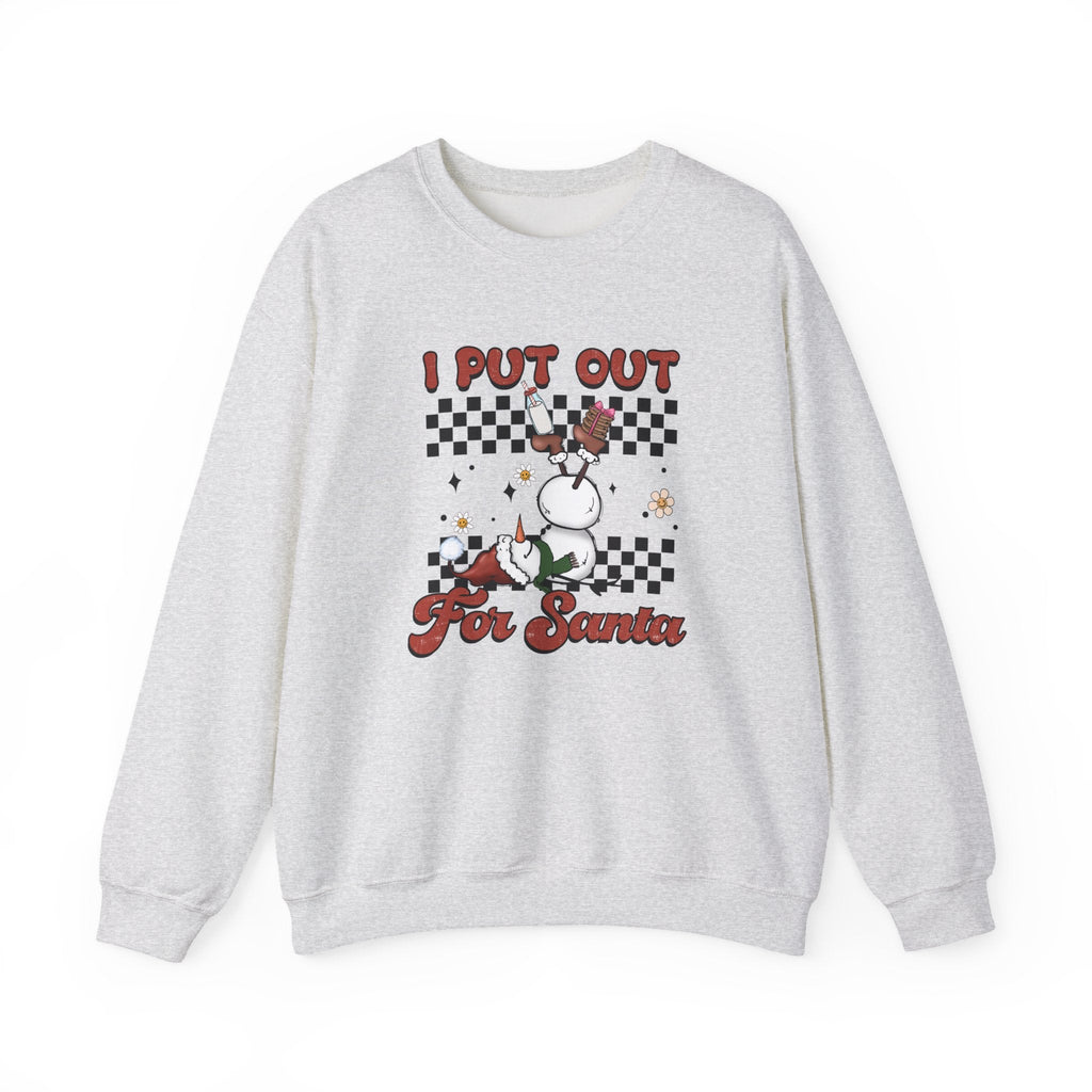 I Put Out For Santa Sweatshirt, Funny Christmas Sweatshirt by PopCultureByDesign36