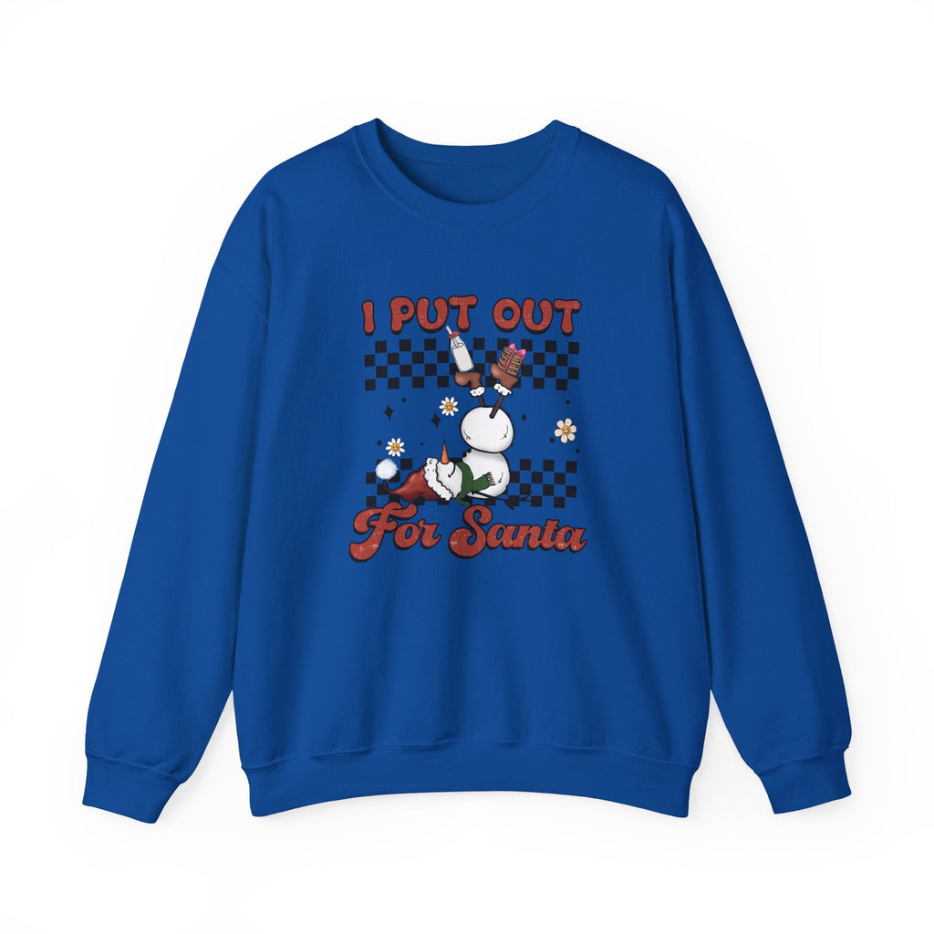I Put Out For Santa Sweatshirt, Funny Christmas Sweatshirt by PopCultureByDesign36