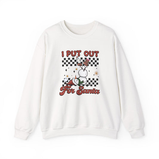 I Put Out For Santa Sweatshirt, Funny Christmas Sweatshirt - Popbydesign