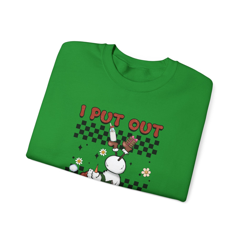 I Put Out For Santa Sweatshirt, Funny Christmas Sweatshirt by PopCultureByDesign36