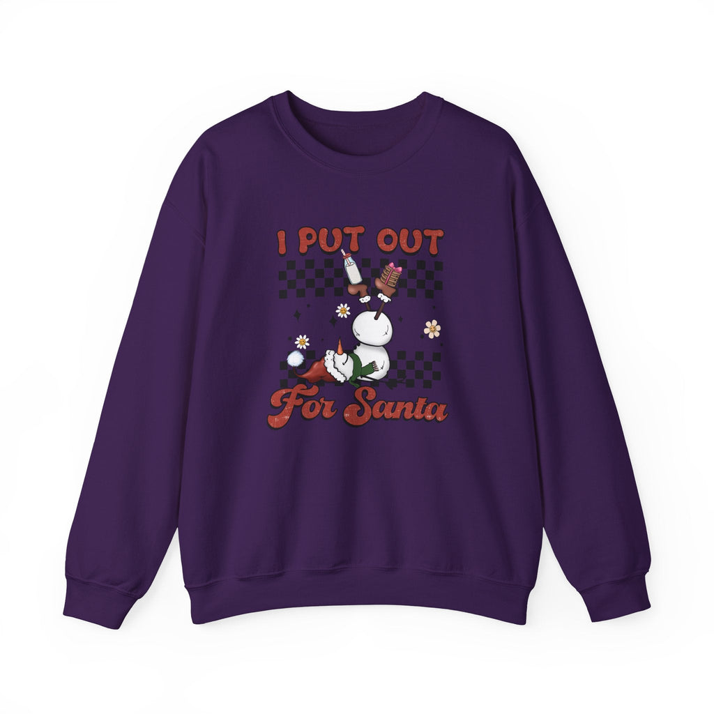 I Put Out For Santa Sweatshirt, Funny Christmas Sweatshirt, Funny XMas by PopCultureByDesign36