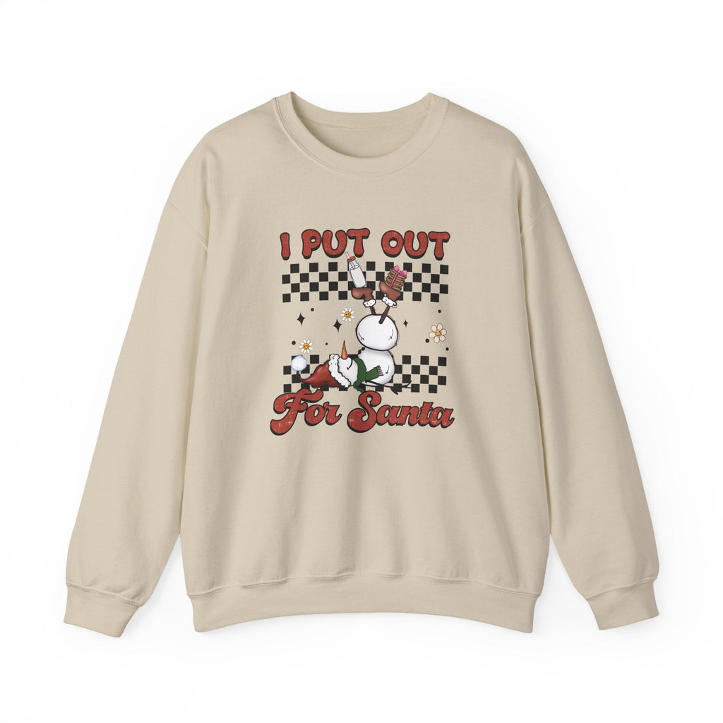 I Put Out For Santa Sweatshirt, Funny Christmas Sweatshirt, Funny XMas by PopCultureByDesign36