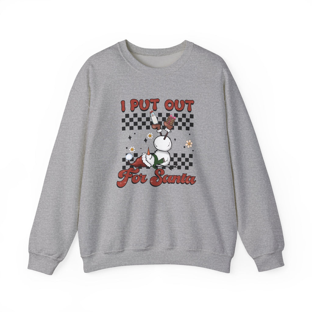 I Put Out For Santa Sweatshirt, Funny Christmas Sweatshirt, Funny XMas by PopCultureByDesign36