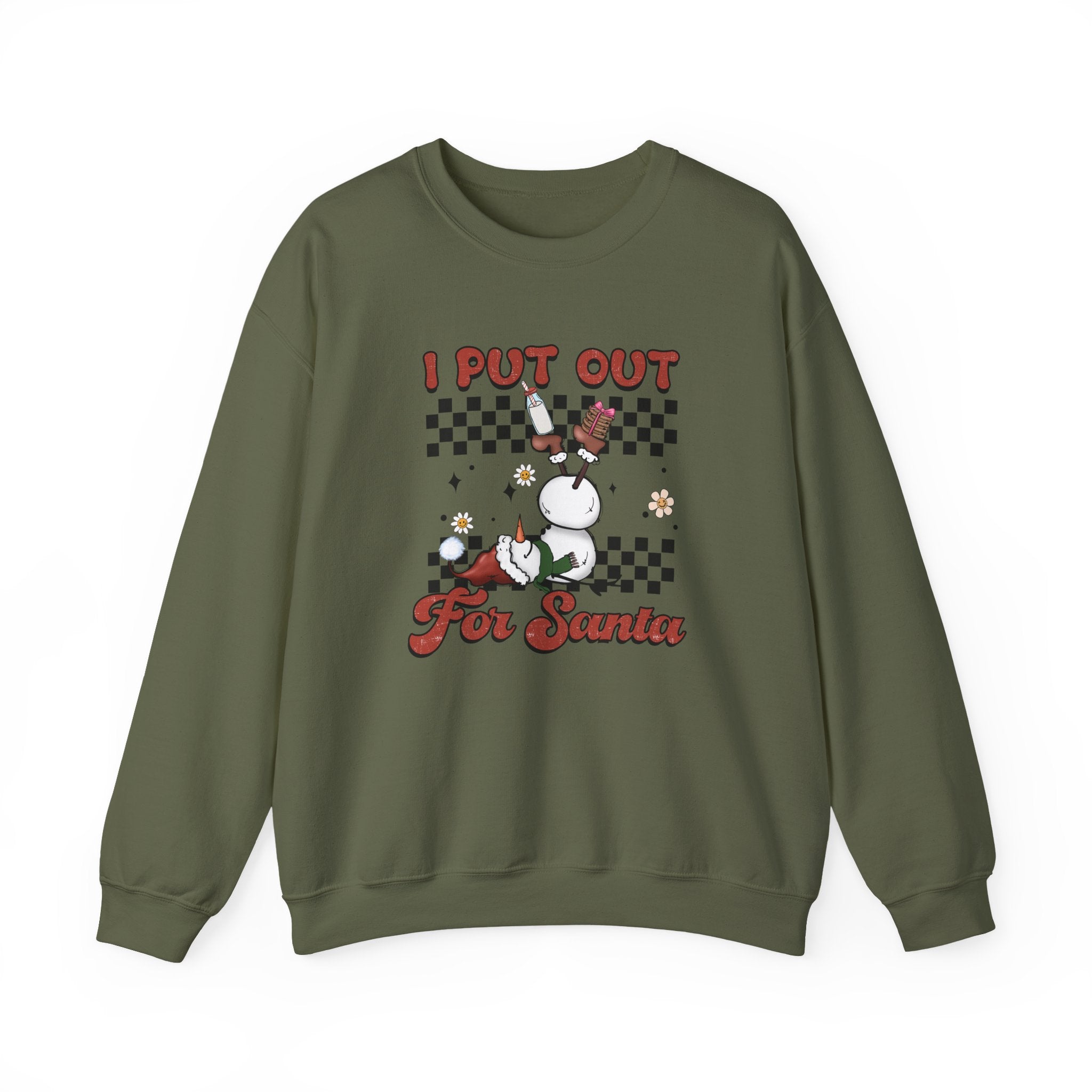 I Put Out For Santa Sweatshirt, Funny Christmas Sweatshirt, Funny XMas by PopCultureByDesign36