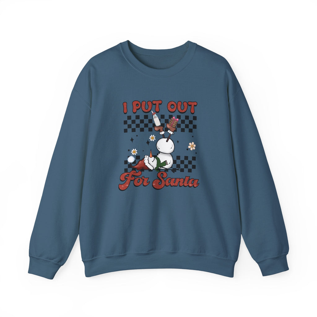I Put Out For Santa Sweatshirt, Funny Christmas Sweatshirt, Funny XMas by PopCultureByDesign36
