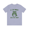 If I'm moody give me foody Retro T-Shirt, Funny Raccoon by PopCultureByDesign36
