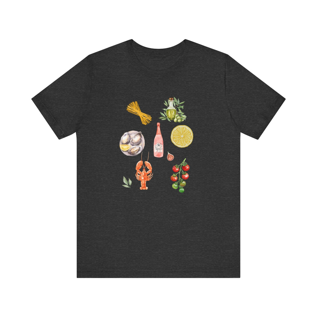 Italia Shirt, Coastal Grandma, Italian Summer Meal Tee by Printify