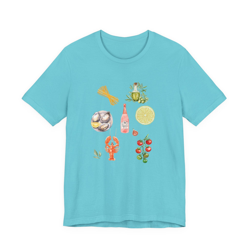 Italia Shirt, Coastal Grandma, Italian Summer Meal Tee by Printify