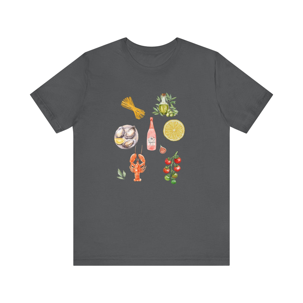 Italia Shirt, Coastal Grandma, Italian Summer Meal Tee by Printify