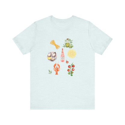 Italia Shirt, Coastal Grandma, Italian Summer Meal Tee - Popbydesign