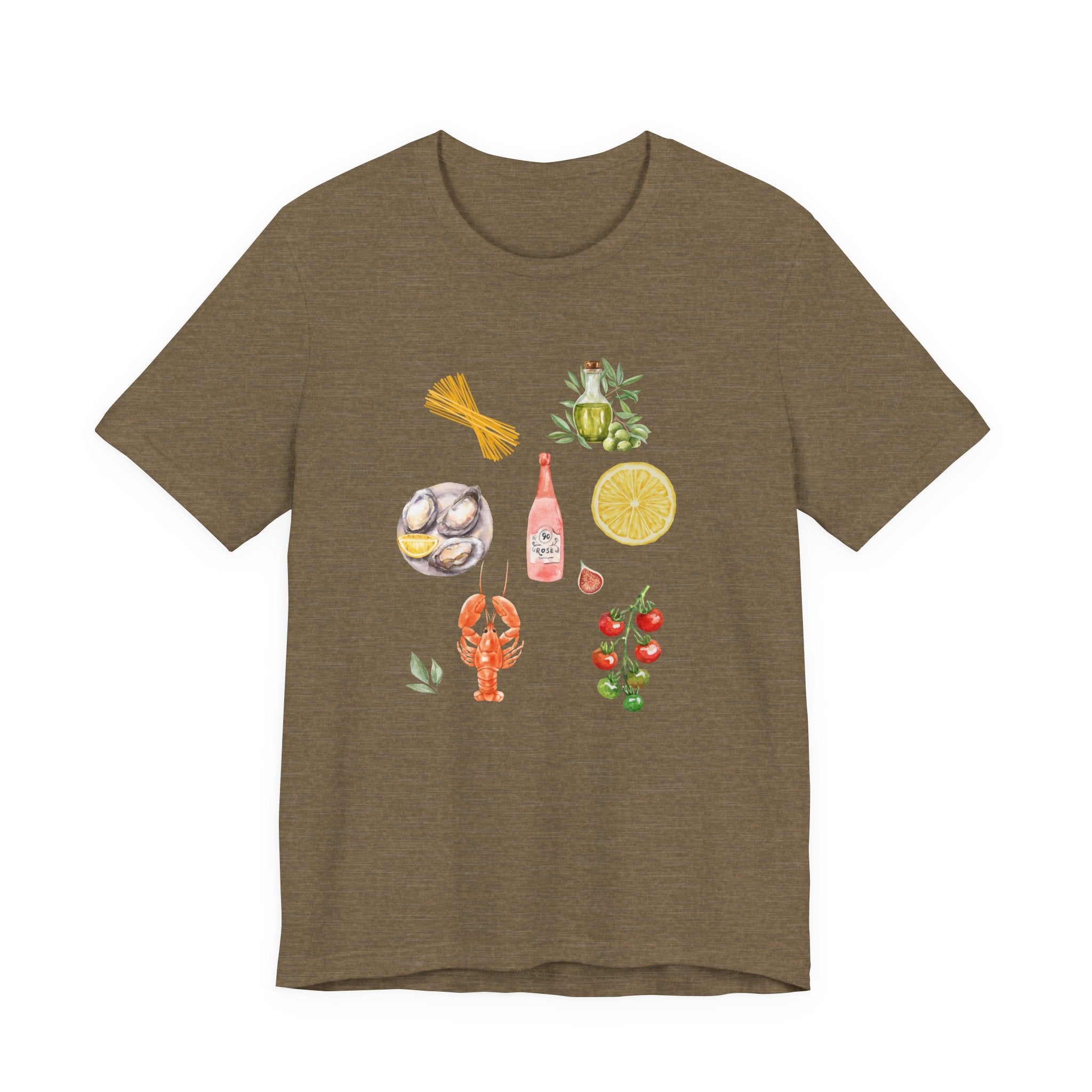 Italia Shirt, Coastal Grandma, Italian Summer Meal Tee by Printify