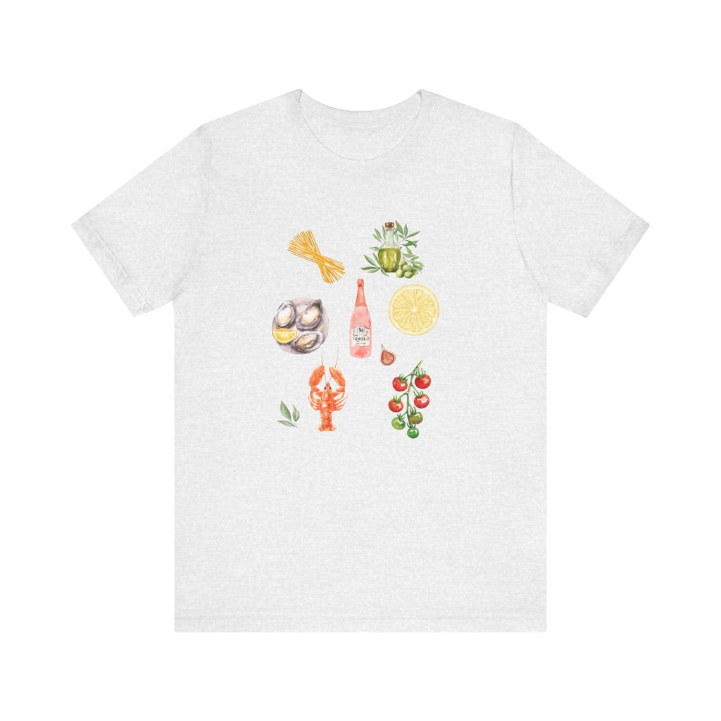 Italia Shirt, Coastal Grandma, Italian Summer Meal Tee by Printify