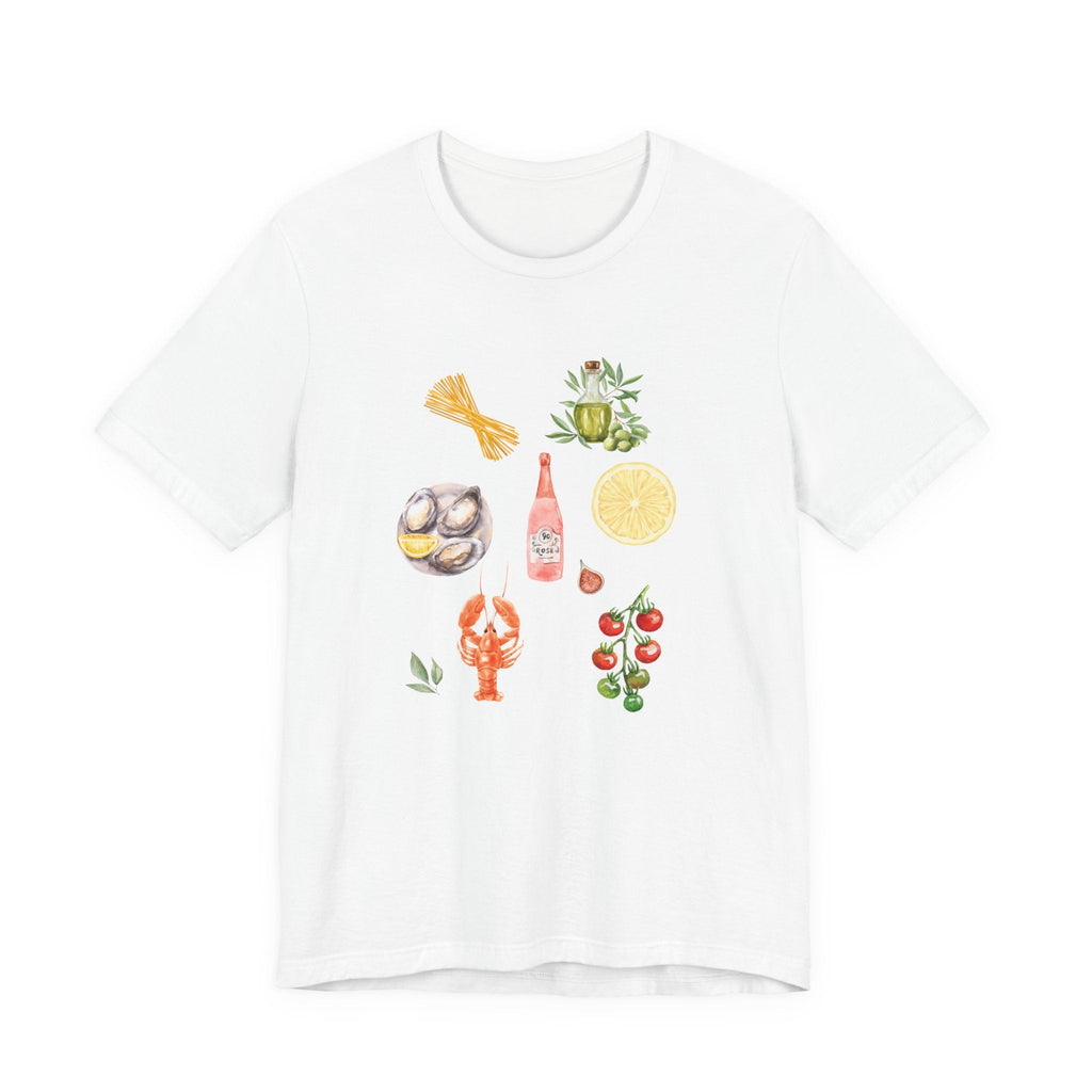 Italia Shirt, Coastal Grandma, Italian Summer Meal Tee by Printify