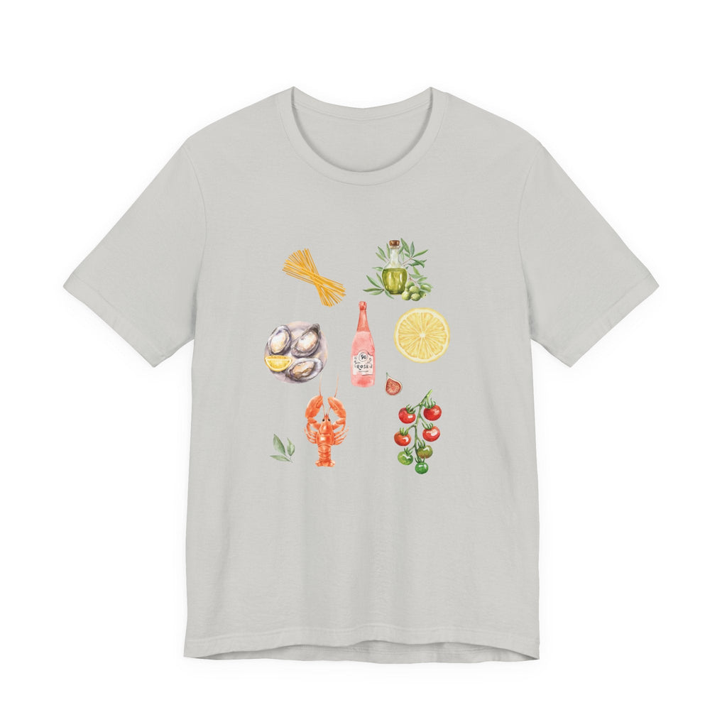 Italia Shirt, Coastal Grandma, Italian Summer Meal Tee by Printify