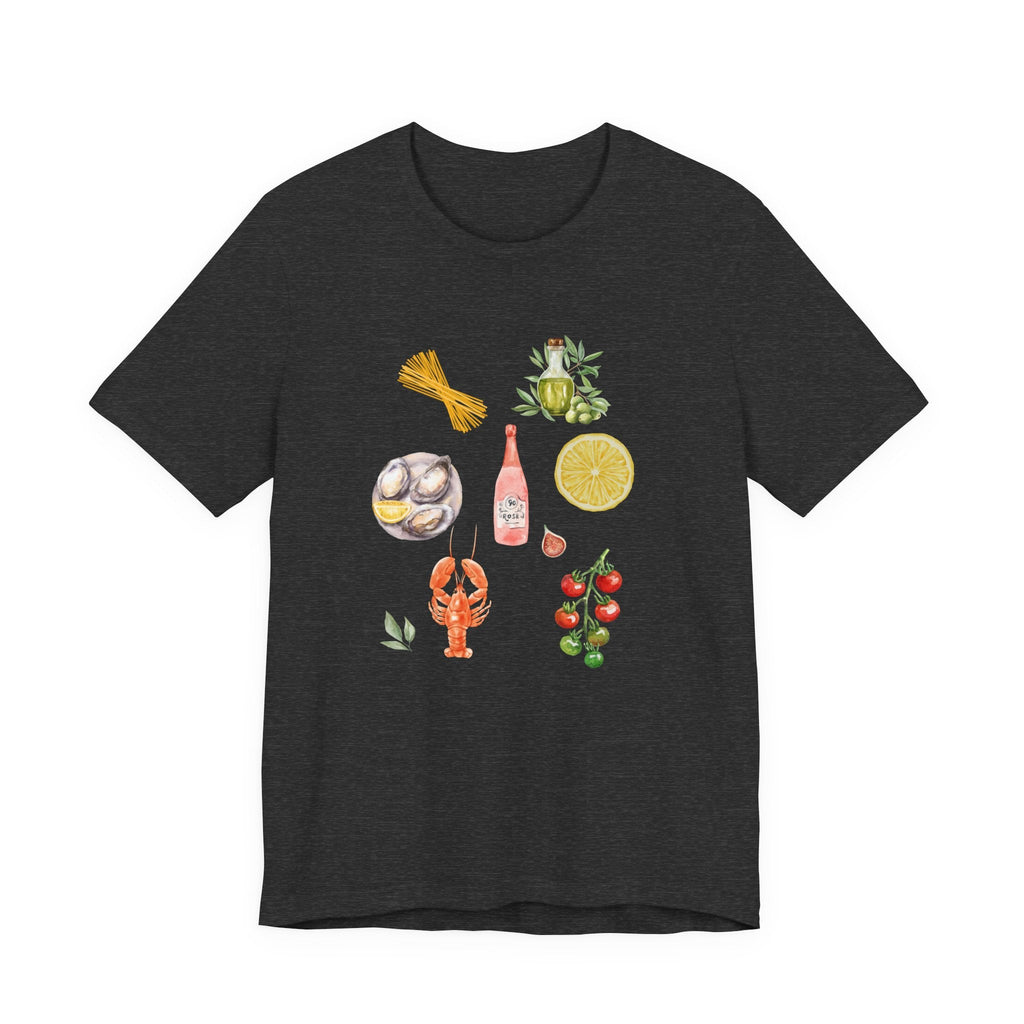 Italia Shirt, Coastal Grandma, Italian Summer Meal Tee by Printify