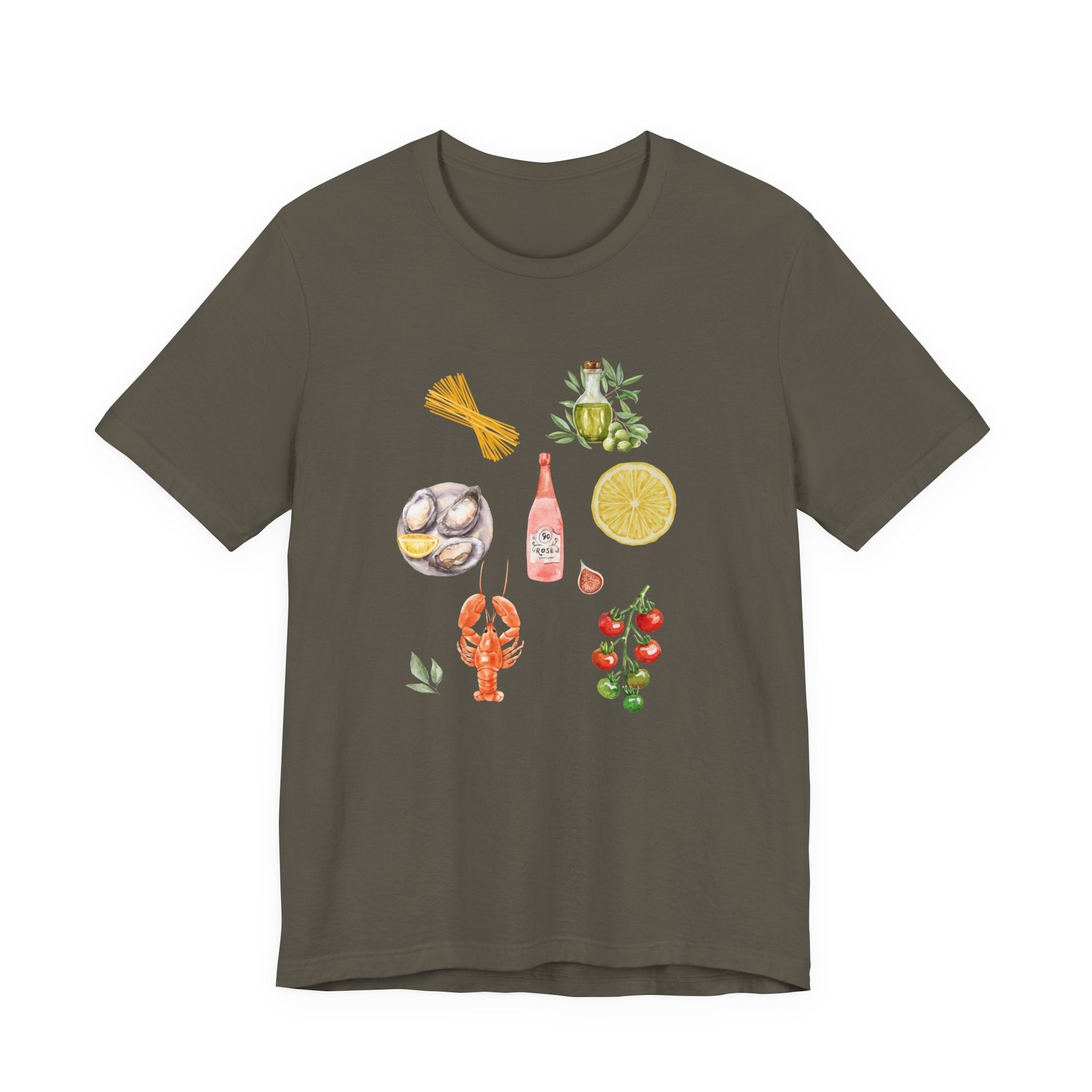 Italia Shirt, Coastal Grandma, Italian Summer Meal Tee by Printify