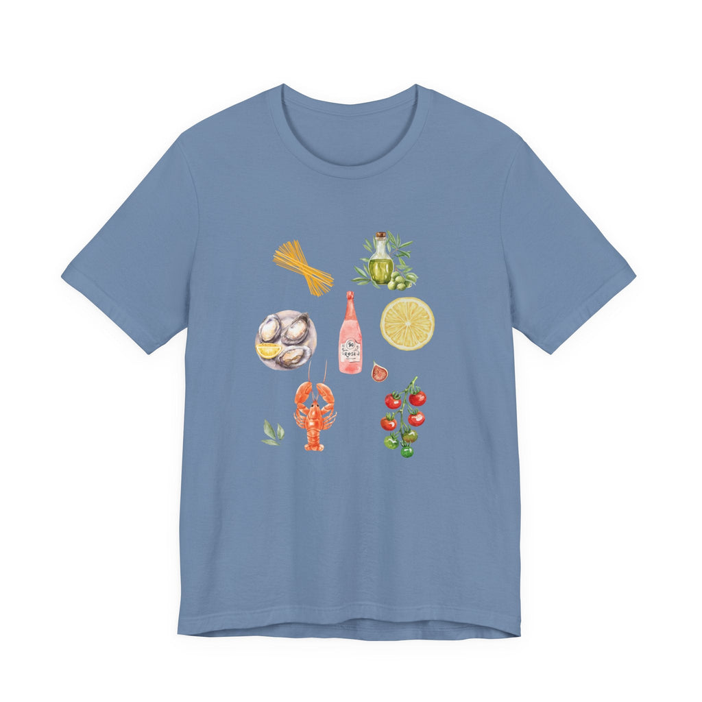 Italia Shirt, Coastal Grandma, Italian Summer Meal Tee by Printify