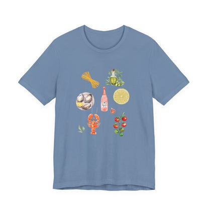 Italia Shirt, Coastal Grandma, Italian Summer Meal Tee - Popbydesign