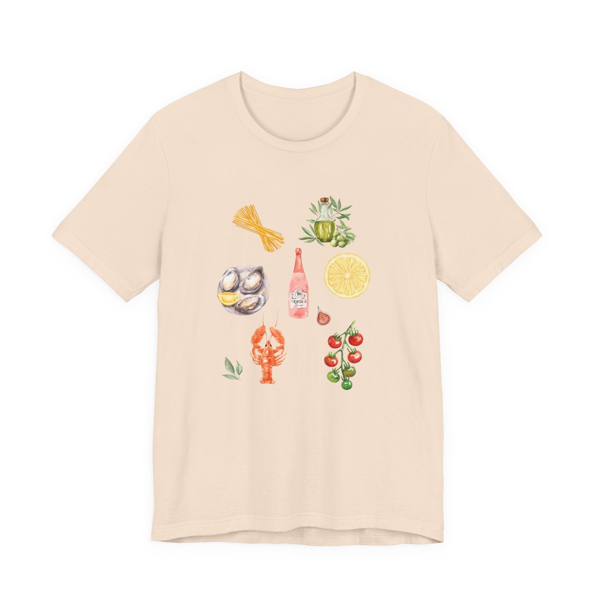 Italia Shirt, Coastal Grandma, Italian Summer Meal Tee by Printify
