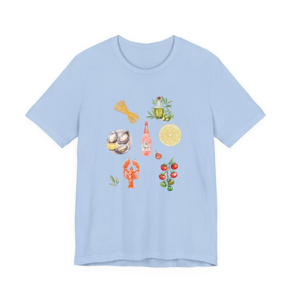 Italia Shirt, Coastal Grandma, Italian Summer Meal Tee by Printify