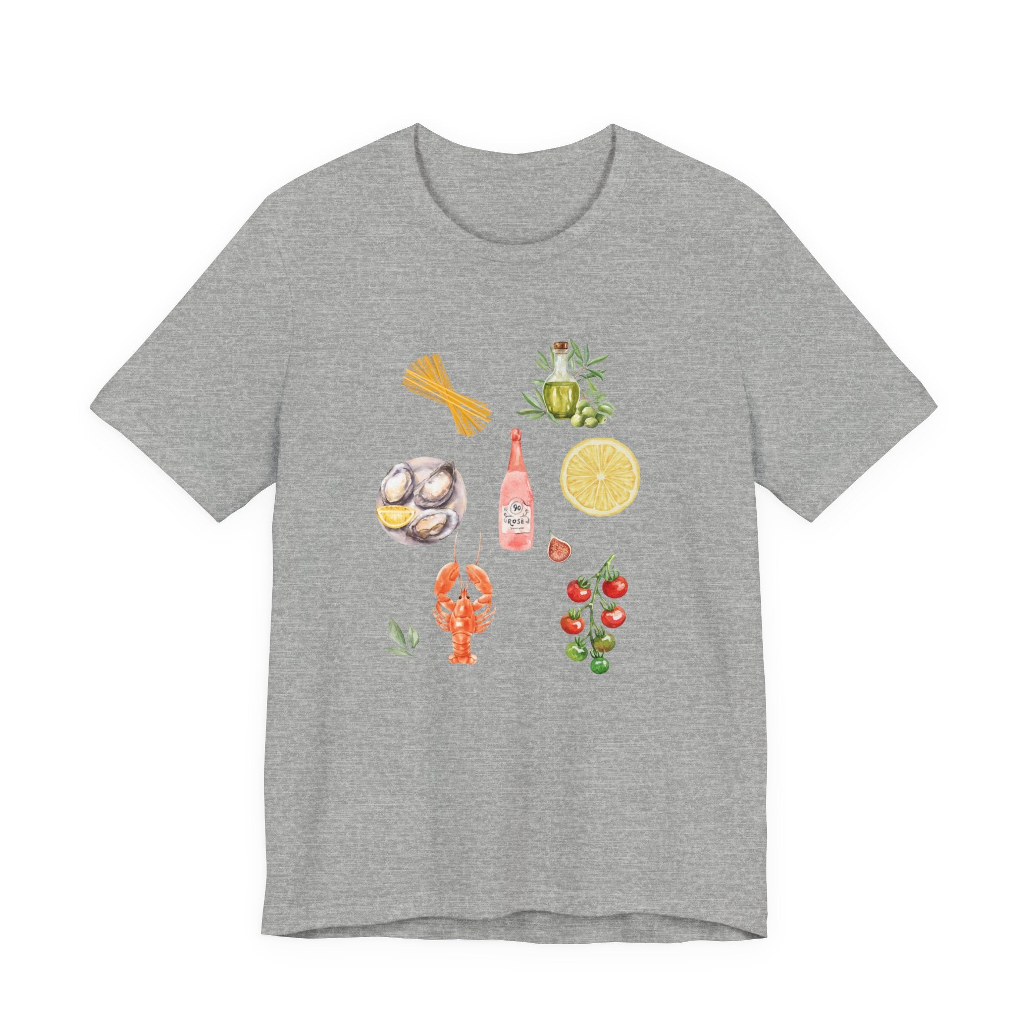 Italia Shirt, Coastal Grandma, Italian Summer Meal Tee by Printify