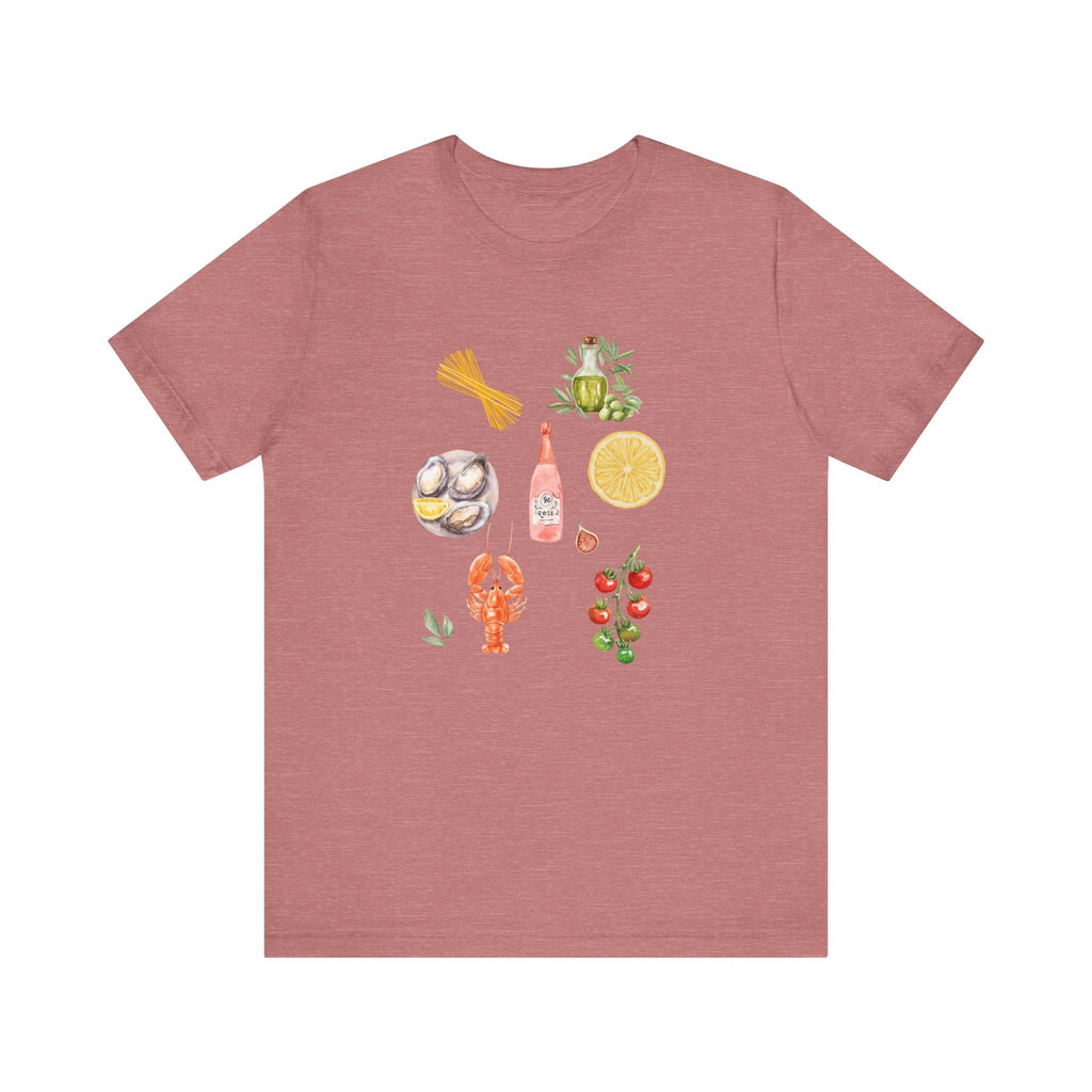 Italia Shirt, Coastal Grandma, Italian Summer Meal Tee by Printify