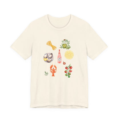 Italia Shirt, Coastal Grandma, Italian Summer Meal Tee - Popbydesign