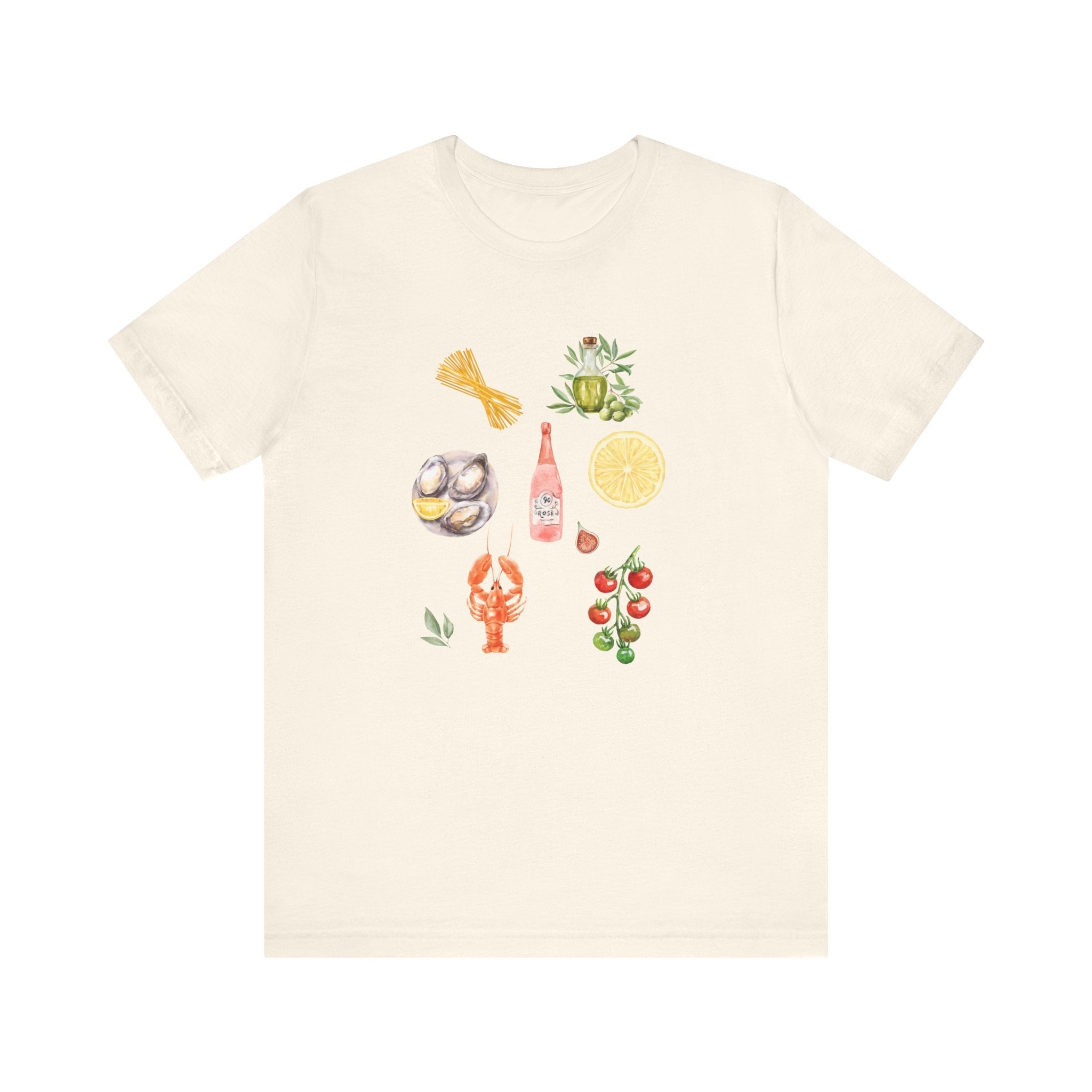 Italia Shirt, Coastal Grandma, Italian Summer Meal Tee by Printify