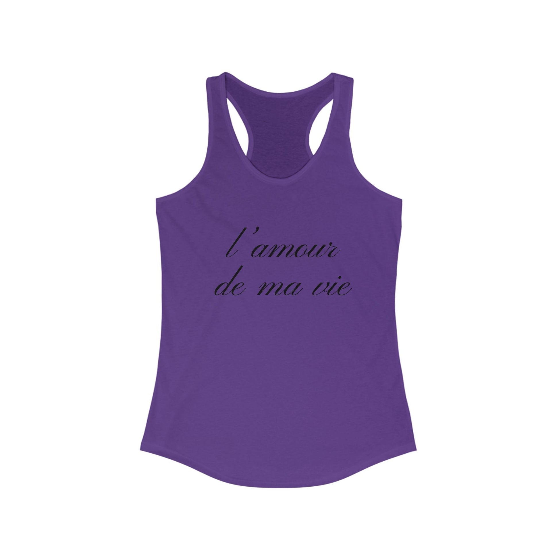 l amour de ma vie Tank Top, Gift For Paris Lover, Paris Girl - Popbydesign