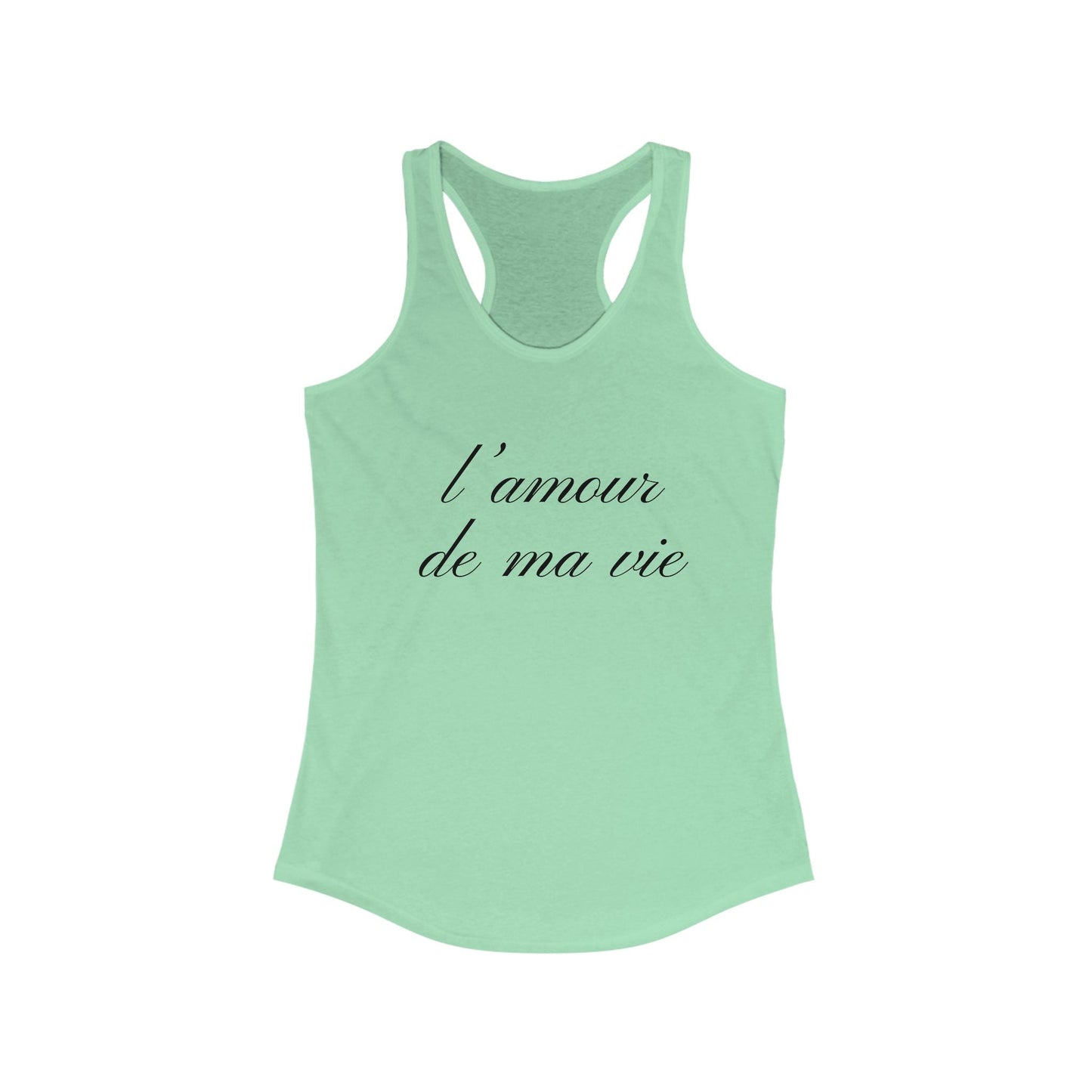l amour de ma vie Tank Top, Gift For Paris Lover, Paris Girl - Popbydesign