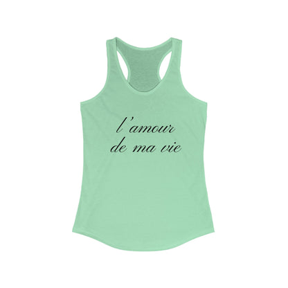 l amour de ma vie Tank Top, Gift For Paris Lover, Paris Girl - Popbydesign