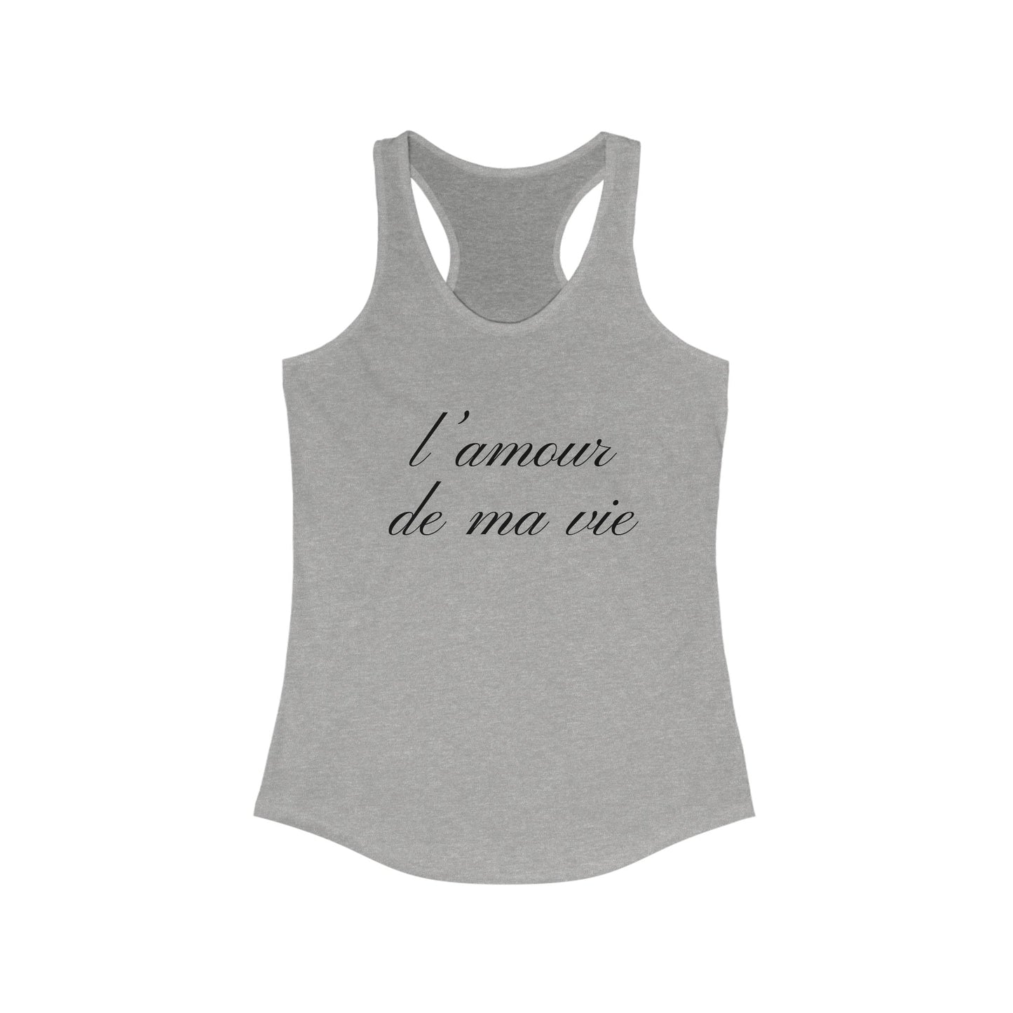 l amour de ma vie Tank Top, Gift For Paris Lover, Paris Girl - Popbydesign