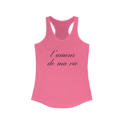 l amour de ma vie Tank Top, Gift For Paris Lover, Paris Girl - Popbydesign
