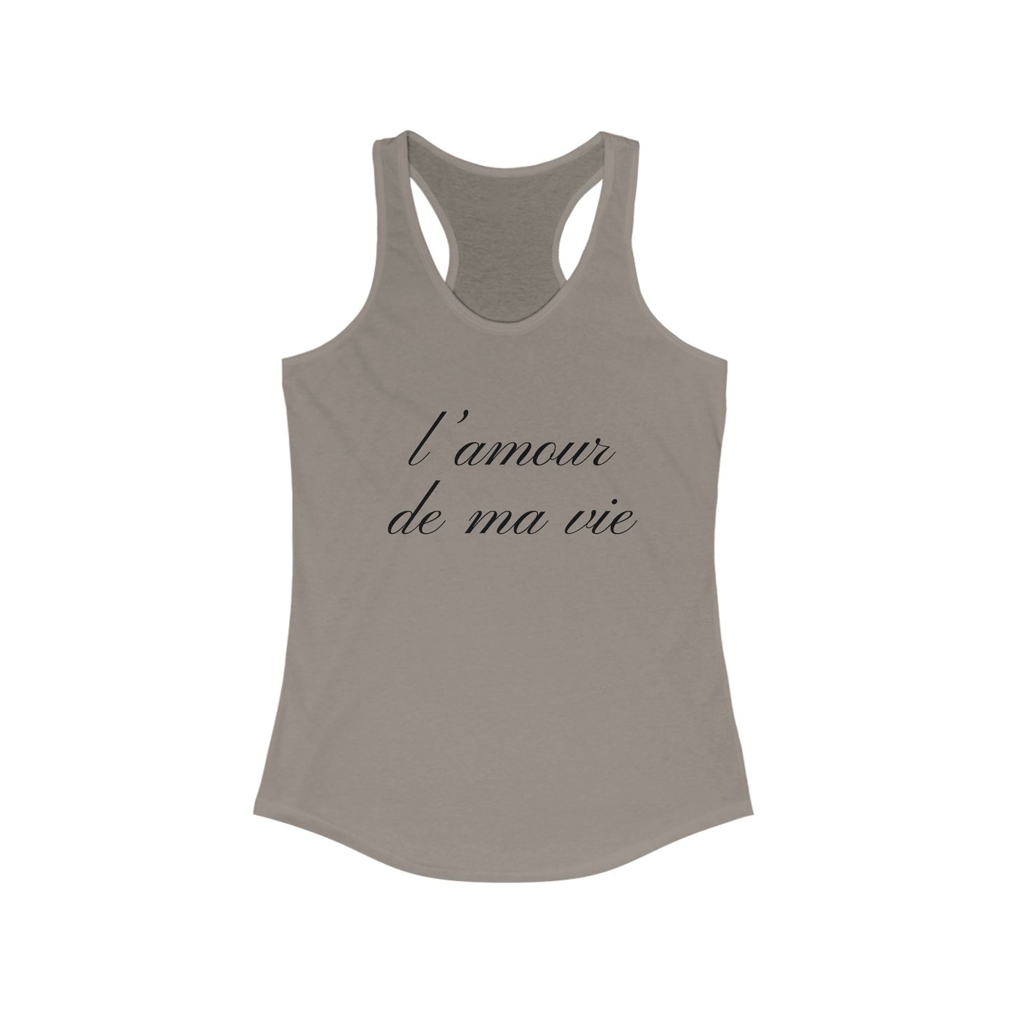 l amour de ma vie Tank Top, Gift For Paris Lover, Paris Girl - Popbydesign