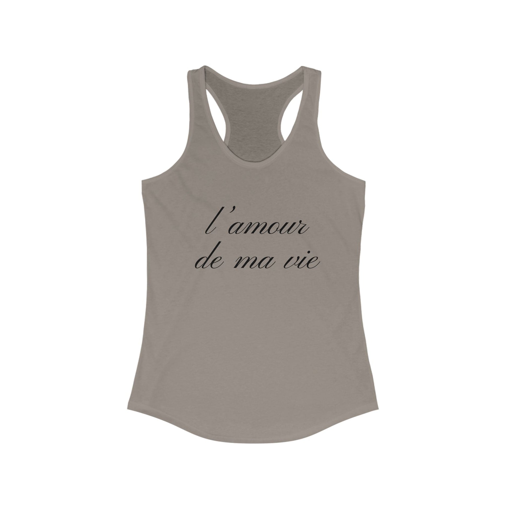 l amour de ma vie Tank Top, Gift For Paris Lover, Paris Girl - Popbydesign
