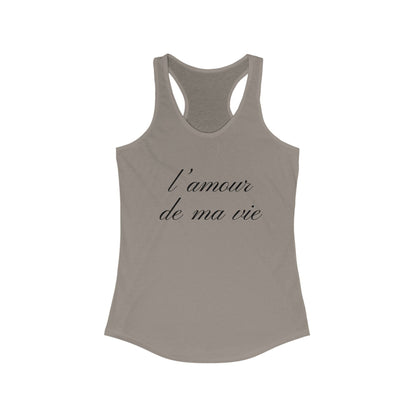 l amour de ma vie Tank Top, Gift For Paris Lover, Paris Girl - Popbydesign