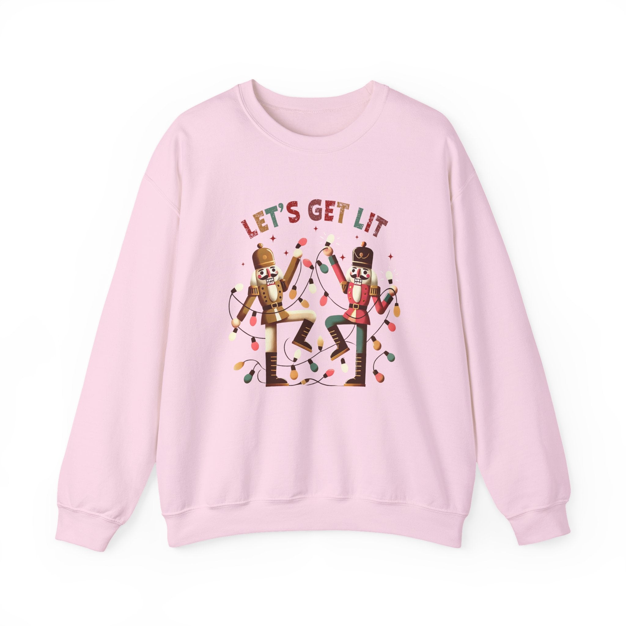 Let's get lit sweatshirt , Funny nutcracker Christmas shirt by PopCultureByDesign36
